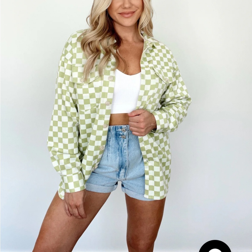 Checkered Shacket